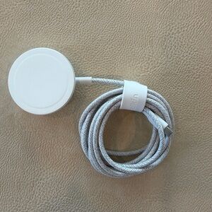 Belkin wireless charger with kickstand. MagSafe compatible with extra long cord.